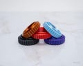 Spiky Spinner Ring Pain Stim Sensory Fidget, Custom Color Fidget Ring, Worry Ring, Stress Toy, Fidget Toy, Pain Stim Spinner, 8MM Band