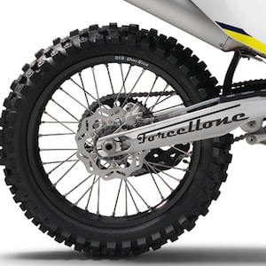 DualColorStampe Adesivi Compatibili con Husqvarna forcellone copertura forcella motorbike motocross COD.M0103