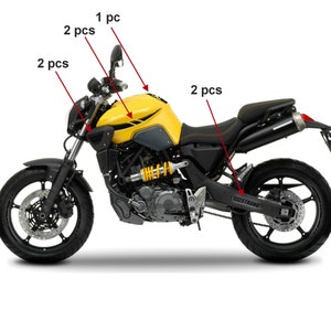Adesivi Compatibili con MT-03 Mt03 MT03 (2009) carena moto stickers serbatoio codino unghia moto M0344