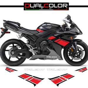 Adesivi comapatibili con carena Yamaha R1 50 Th Anniversary anno 2007-2008 kit stickers set adesivi carena moto - Colore a scelta M0338