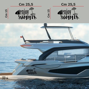 DualColorStampe Adesivi per barca nautica stickers per bancone bar lido attrezzatura spiaggia mare balneare stickers COD.M0114