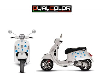Set of Polka Dot Ball Stickers for Piaggio Vespa GTS 300 Super GTV 300 GTV250 GTV125 motorcycle fairing stickers, color of your choice COD. M0319