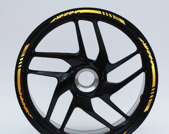 Stickers compatible with 17 inch motorbike rims Complete set of rims strips for Ducati kawasaki triumph COD.D0025