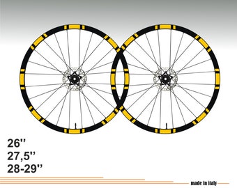 Aufkleber für Fahrradfelgen 26'' - 27,5'' - 28-29'' MTB-Radfelgen Bianchi Scott Specialized GT Santa Cruz Giant S-Works B0003