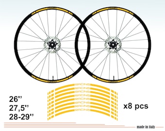 Bike Rim Stickers 26'' - 27.5'' - 28-29'' Inch MTB Bike Wheel Stickers MTB Rims MTB Racing Accessories B0042