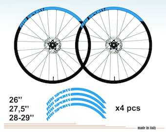 Bike Rim Stickers 26'' - 27.5'' - 28-29'' Inch MTB Bike Wheel Stickers MTB Rims MTB Accessories Stripes B0044