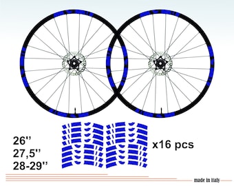 Bike Rim Stickers 26'' - 27.5'' - 28-29'' Inch MTB Bike Wheel Stickers MTB Rims MTB Accessories Stripes B0047