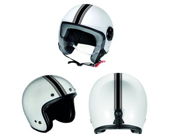 Stickers pour casque moto, scooter Casque universel Stripes Stripes Stickers design sport BANDE Adhésive C0064