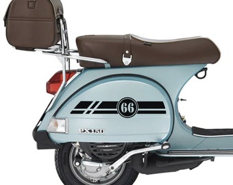 Stickers compatible with Piaggio Vespa 150 PX SE 70 complete sticker kit - Colour of your choice M0347