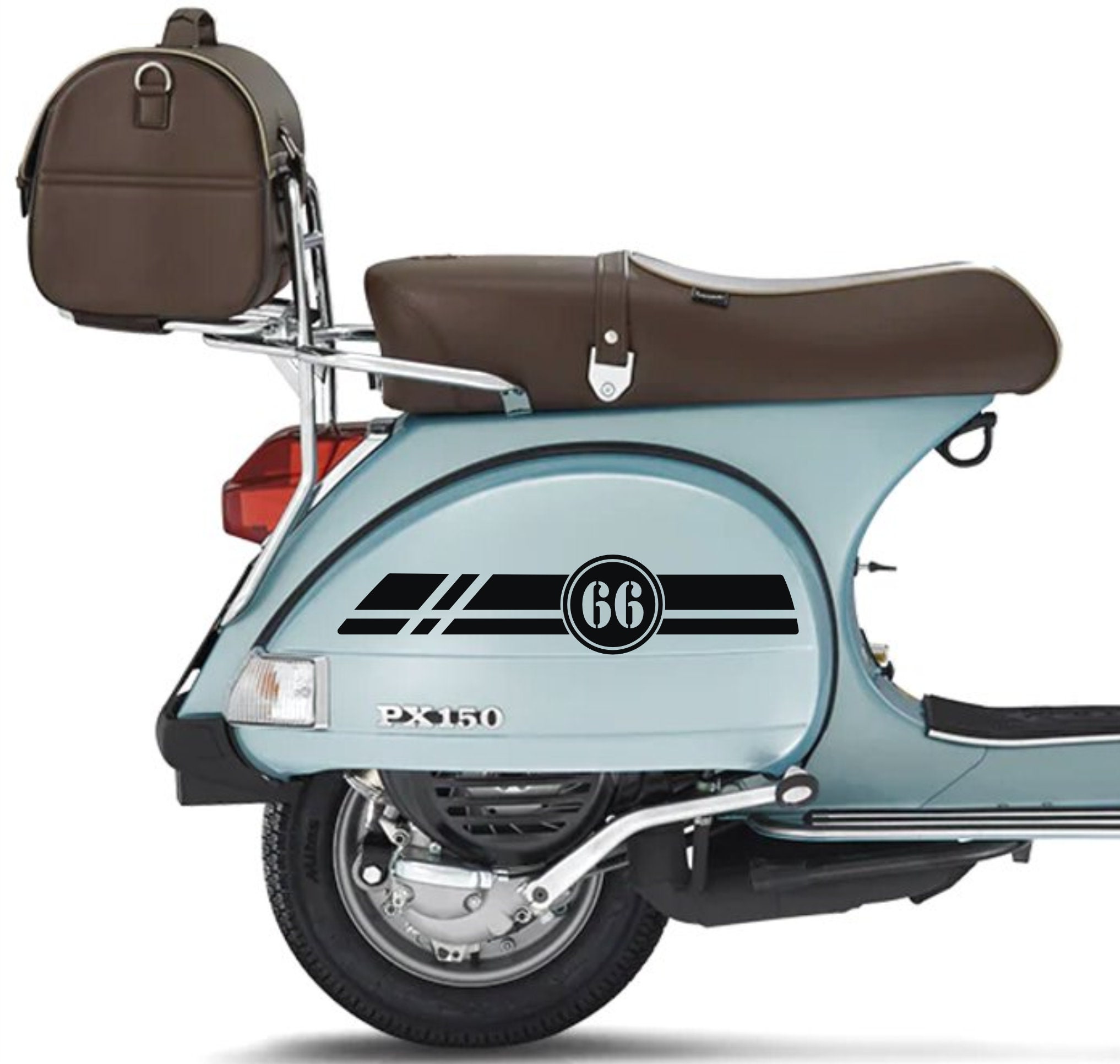 Adesivi per Piaggio Vespa 150 PX SE 70 kit adesivi completo set carena  vespa Colore a scelta M0295