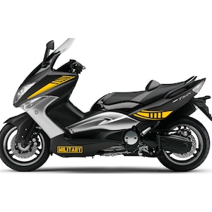 Adesivi per T-max 500 (2008-2012) Carena moto tmax decal stickers (DX-SX) Design sportivo serbatoio codino unghia moto COD.M0134
