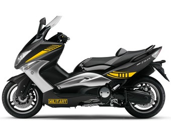 Stickers for T-max 500 (2008-2012) Motorcycle fairing tmax decal stickers (Right-Left) Sporty design tank tail nail motorcycle COD.M0134