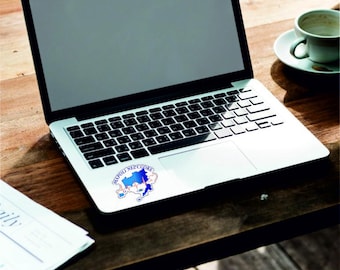 Naples in the Heart Sticker Kit | 1 Large 50x40cm Decal for Campers & 2 Small 6x5cm Stickers for Phones | Handcrafted Weatherproof Vinyl