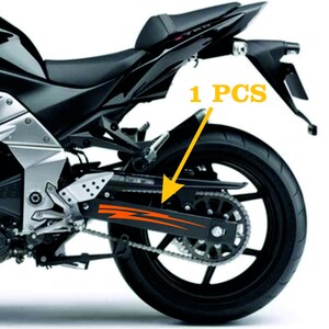 Adesivo Compatibile con Kawasaki Z750 Forcellone stickers per moto paracatena (1 Pezzo) COD.M0266