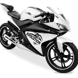Stickers compatibel met Yamaha YZF-R125 R125 (rechts-links) motorfietskuipstickers sportief design COD.M0130