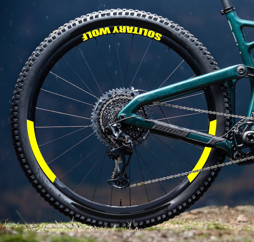 MTB Bike Rim Sticker Set - Stickers for 26'', 27.5'', 28''-29'' Inch ...