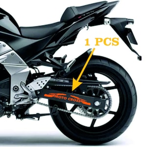 Adesivo Compatibile con Kawasaki Z750 Forcellone stickers per moto paracatena (1 Pezzo) moto cross COD.M0267