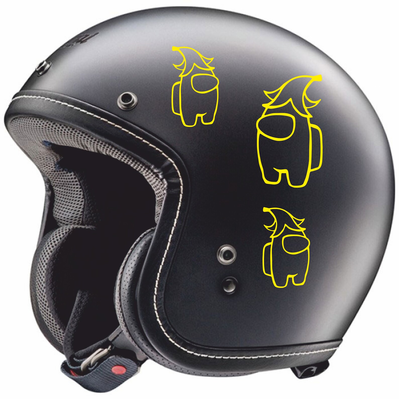 Stickers Adhesive Among Us Motorcycle Helmet Accessories - Etsy