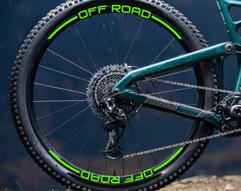 Satz Felgenaufkleber für MTB-Fahrräder – Aufkleber für 26-Zoll-, 27,5-Zoll-, 28-29-Zoll-Räder – Fahrrad-Kit-Aufkleber für Mountainbikes Cod. B0145