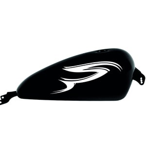 Adesivi Compatibili con Harley-Davidson Tribale Uragano serbatoio DX-SX stickers Moto Motorbike COD.M0259