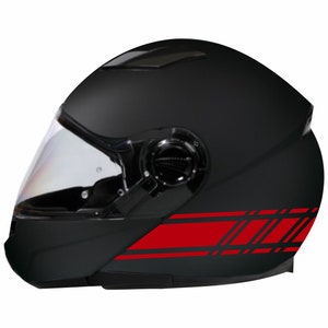 Motorfietshelmstickers Scooterhelmdecoratie Universele helmstrepen Strepen Sportontwerpstickers COD.C0057