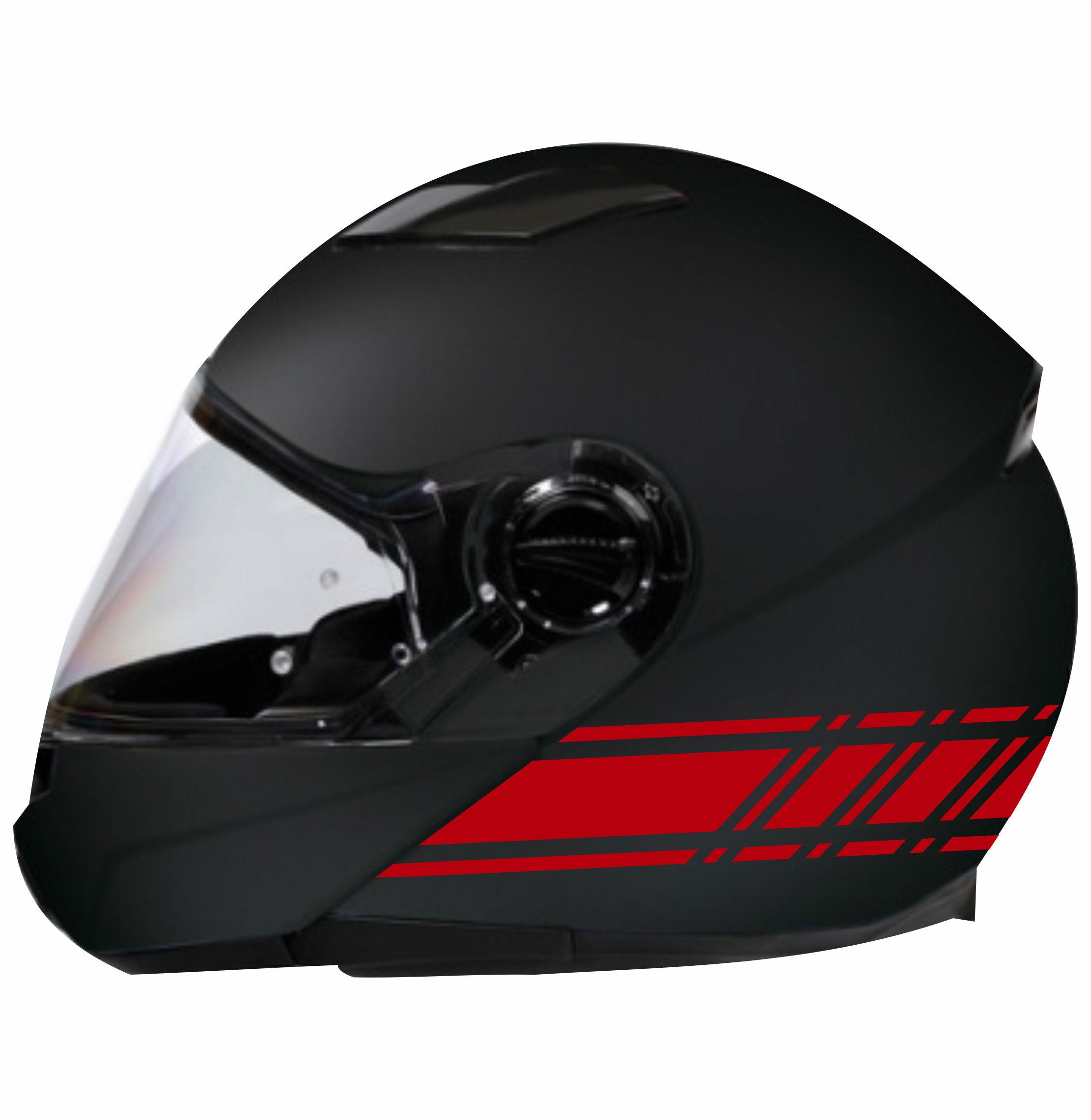 Motorcycle Helmet Stickers Scooter Helmet Decoration Universal Helmet Stripes Stripes Sport Design Stickers COD.C0057