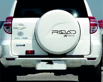 Stickers Compatible with Toyota Rav4 Rav-4 spare wheel cover decals car stickers decoration stickers accessories Extreme 0322