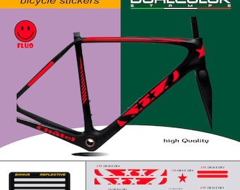 Set of 10 MTB Frame Stickers Bicycle Frame Protection Protective Film MTB Stickers Mountain Bike Racing Bike Rims B0178