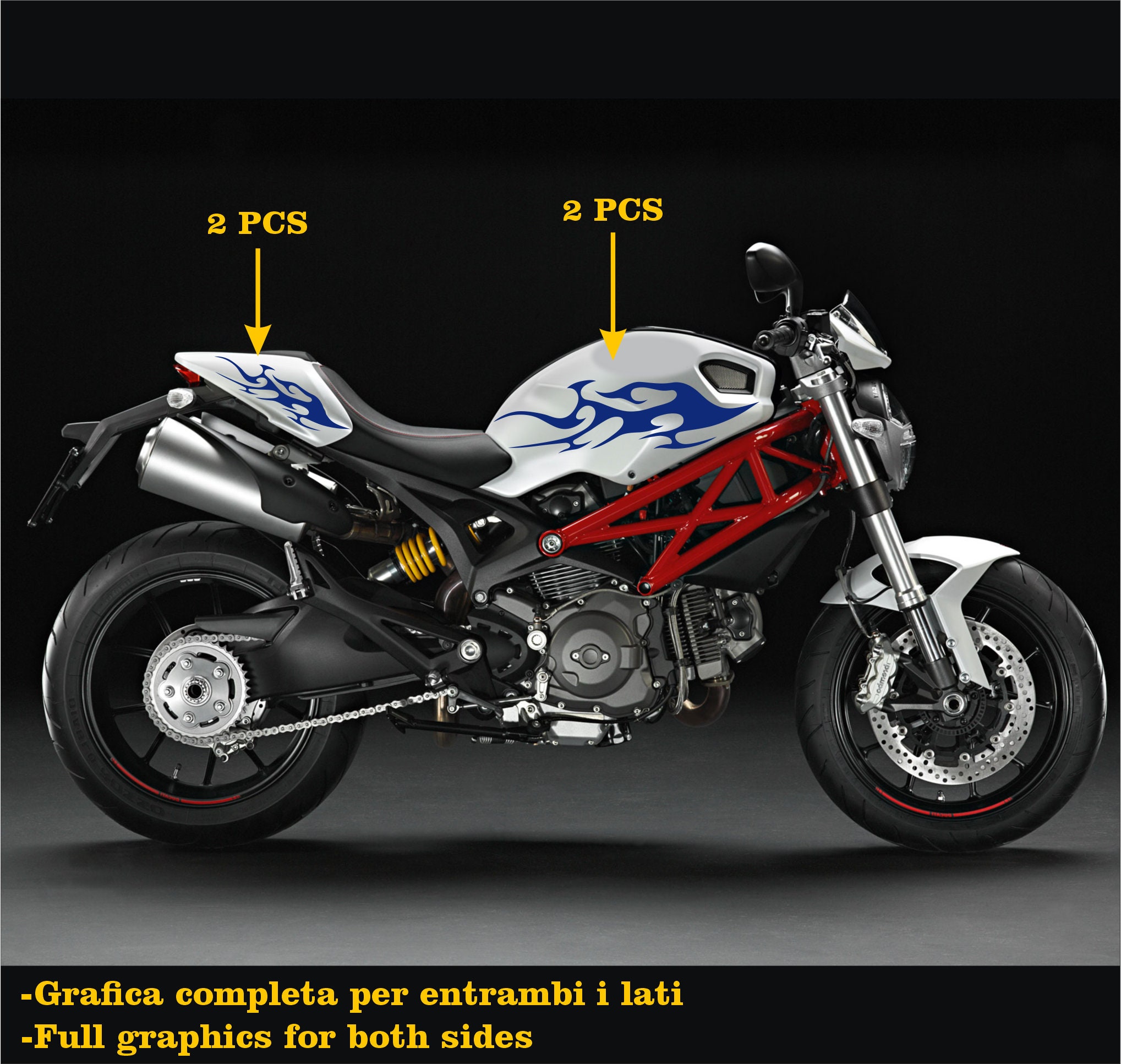 品質が Stickers for Fairing Motorcycle 1100 696 796 Monster Ducati Decals,Magnets&Stickers