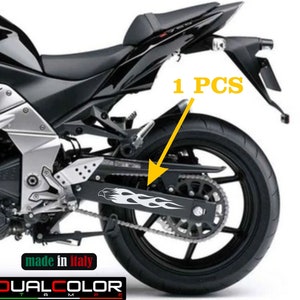 Adesivo Compatibile Kawasaki Z750 | Stickers Forcellone Moto Paracatena Racing - 1 Pezzo COD.M0154
