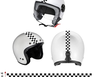 design motorcycle helmet racing stripes Jeremy Leam All Helmets Transfer tape is used to easily apply the product to the desired surface Checkered racing helmet stickers C0088