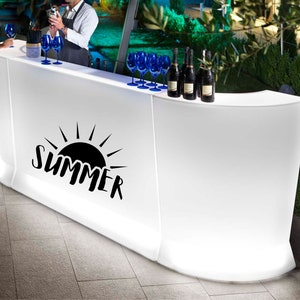 DualColorStampe Adesivi per bancone lido mare barca nautica bar lido attrezzatura spiaggia balneare stickers summer COD.M0116