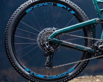 Adesivi Per Cerchi Bici - 27.5 Pollici, Bianchi, Larghezza 2cm, Compatibili BTWIN - Foto 13