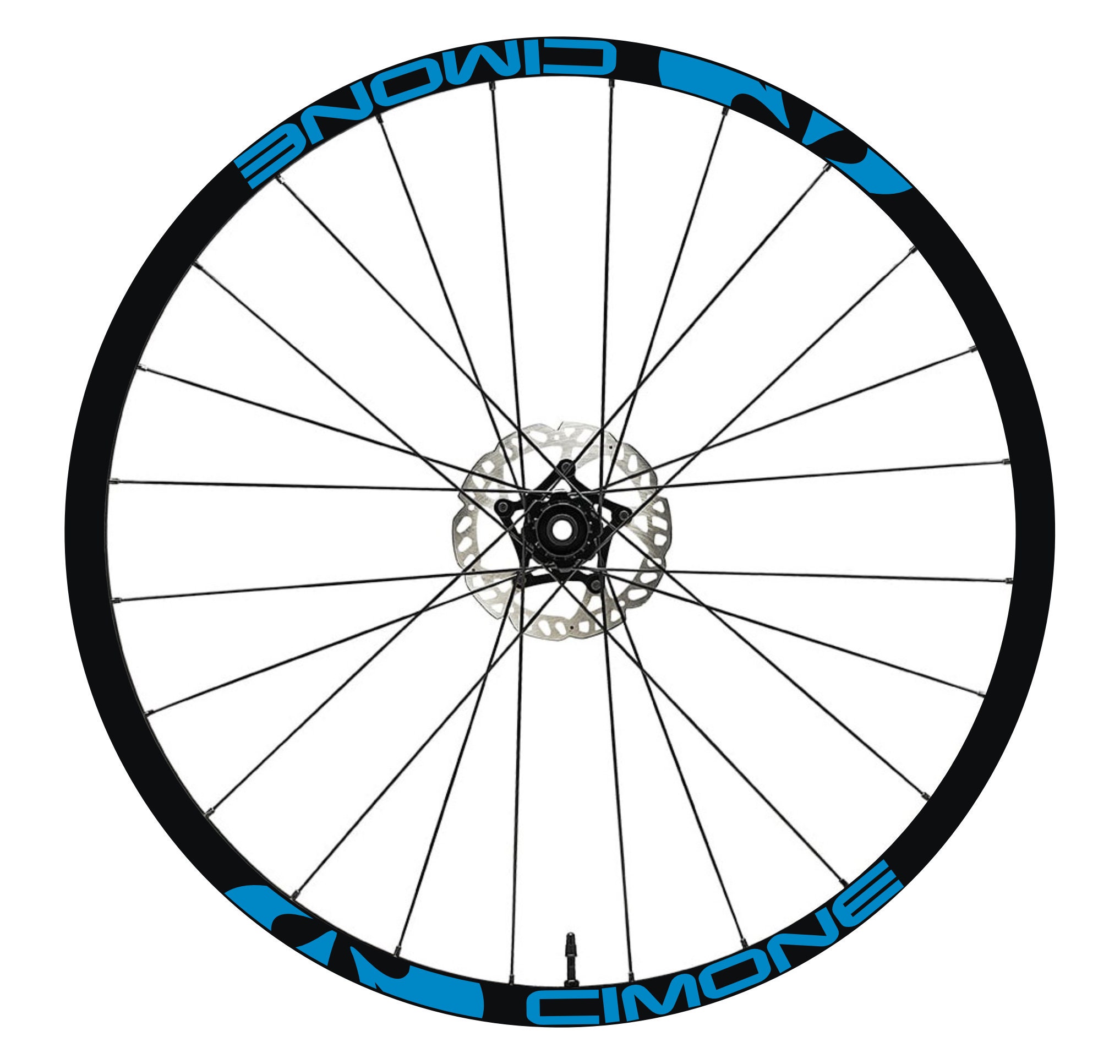 Felgenaufkleber Set Für 26-29 Zoll Fahrräder – 1,8 Cm Breit, Orange, MTB Bike Sticker (27,5 Zoll)