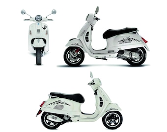 Set of Piaggio Vespa GTS 300 super GTV 300 GTV250 GTV125 stickers motorcycle fairing stickers COD. M0318