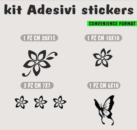 3 Adesivi Auto Divertenti - 15x10 Cm, Per Macchina, Moto, Camper, Nero - Foto 13