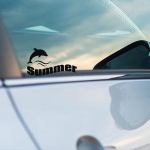 Adesivo per parabrezza di ricambio OEM , adesivi per paraurti finestrino stickers finestrino summer delfino SUV 0435