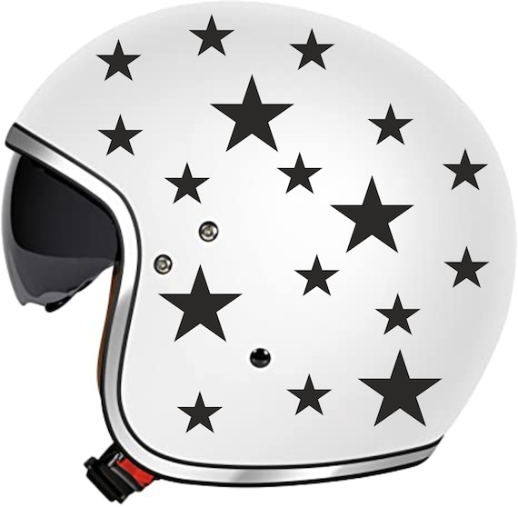 Adesivi stelle per casco moto bici pc accessori tuning adesivi per