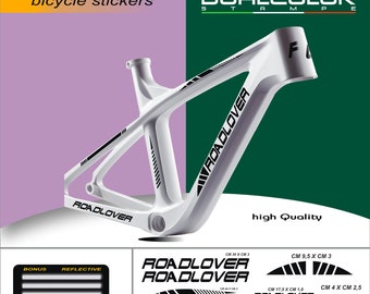 Kit 14 Stickers Protection Cadre Vélo PYRAMID – Autocollants Fourche VTT, Transparents