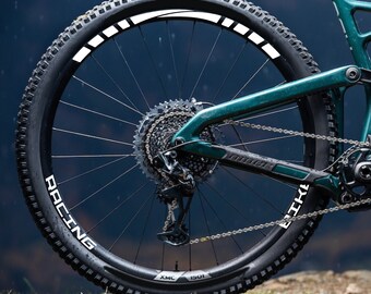 Pegatinas para llantas de bicicleta de 26'' - 27,5'' - 28-29'' pulgadas para MTB (Bianchi, Scott, Specialized, GT, Santa Pegatinas para llantas de bicicleta de 26'' - 27,5'' - 28-29'' pulgadas para MTB (Bianchi, Scott, Specialized, GT, Santa