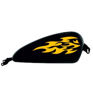 Adesivi Compatibili con Harley-Davidson Tribale Fiamma serbatoio DX-SX stickers Moto Motorbike COD.M0228
