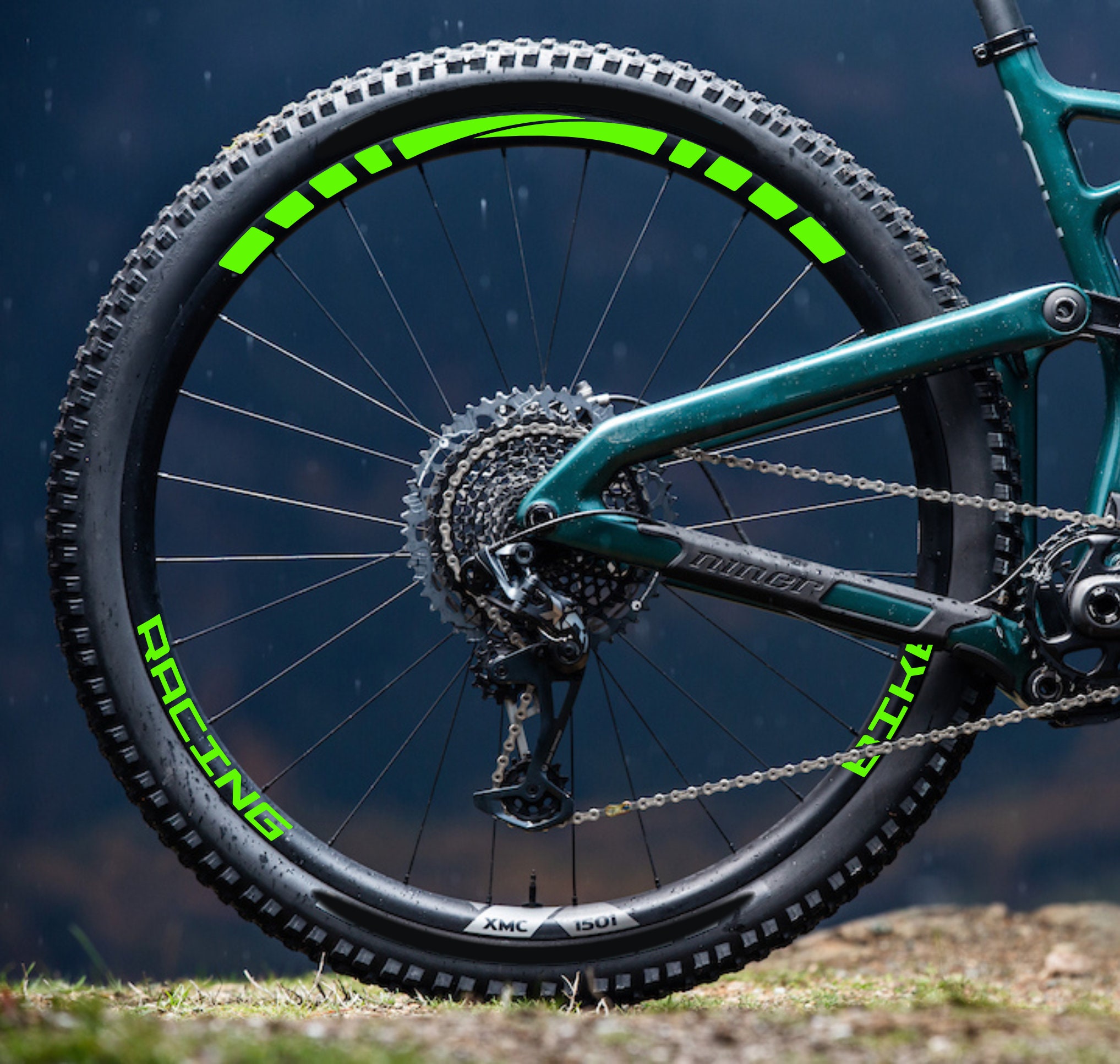 Adesivi Cerchi Bici MTB | Per Ruote 26-29 Pollici - Vinile Resistente UV E Acqua