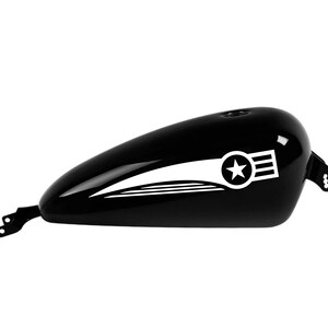 Adesivi Compatibili con Harley-Davidson stella serbatoio DX-SX accessori stickers Moto Motorbike COD.M0141