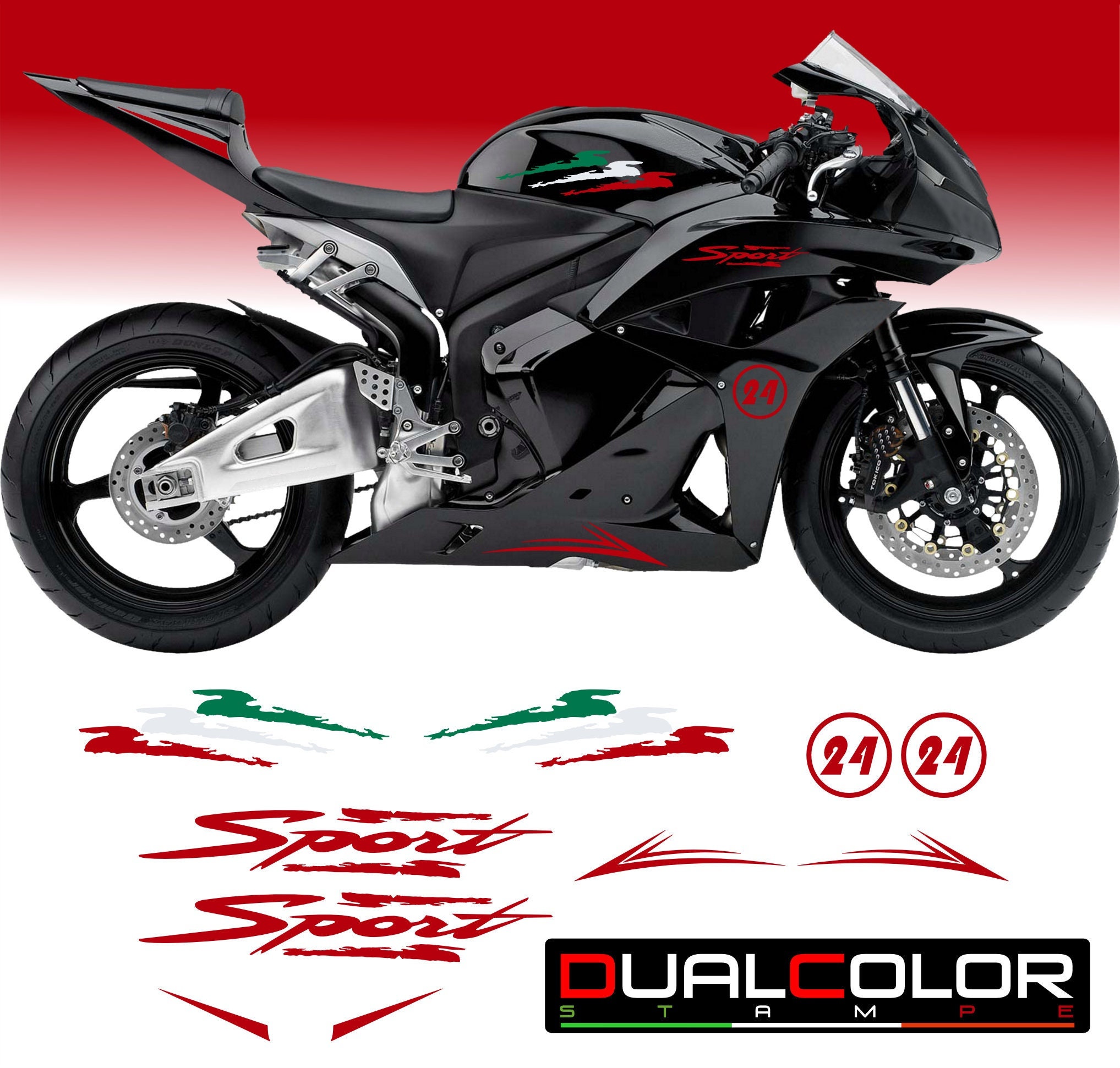 Honda cbr stickers Italia