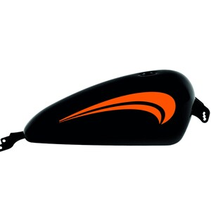Adesivi Compatibili con Harley-Davidson serbatoio DX-SX accessori stickers Moto Motorbike Baffo tribale teschio skull COD.M0263