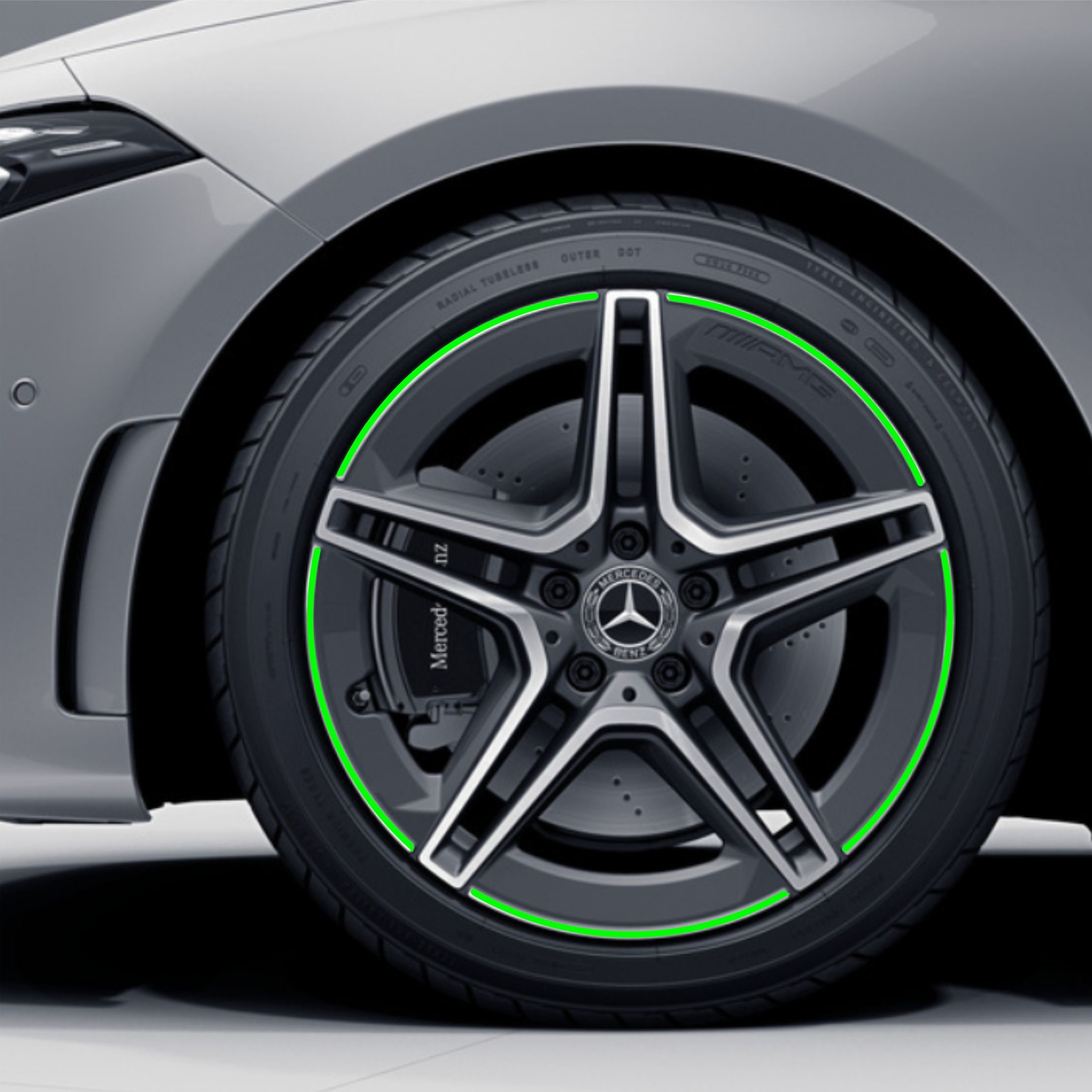 Aufkleber für Mercedes cla cl sl slk c63 - 507-AMG-seitliche  streifen-streifen für mercedes Aufkleber