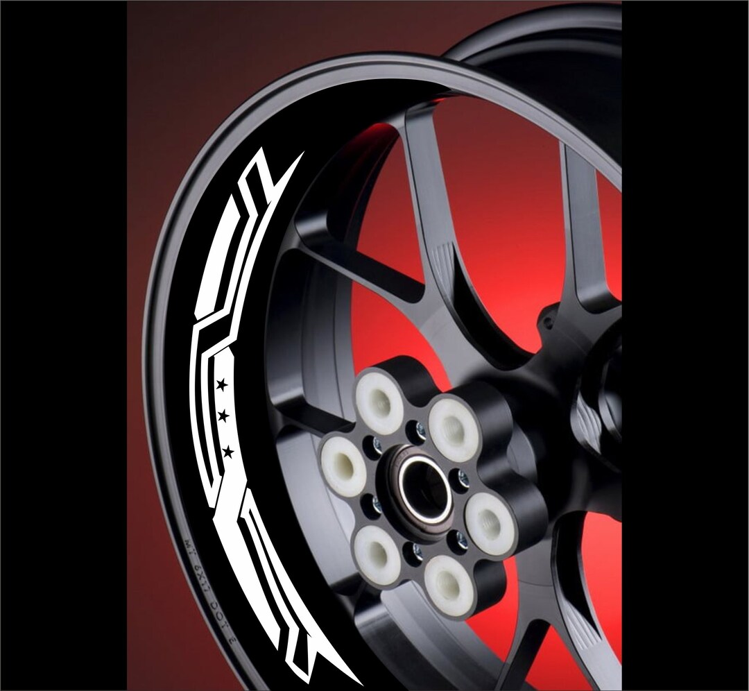 Stickers Inside Motorbike Rims 17 INCHS Compatible Ducati Ktm Honda ...