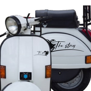 Adesivi Compatibili con Piaggio Vespa 1981 PX 125 Gts 300 super Gtv 300 Gtv250 Gtv125 The Story Cuore 150 PX SE 70 kit adesivi  M0341