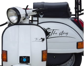 Stickers Compatible with Piaggio Vespa 1981 PX 125 Gts 300 super Gtv 300 Gtv250 Gtv125 The Story Cuore 150 PX SE 70 sticker kit M0341