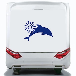 x1 Adesivo per Camper Compatibili con Adria Arca Bürstner Carthago Chausson Elnagh Mclouis Caravan Motorhome roulotte delfino COD.0384